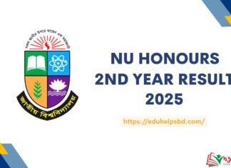 NU Honours 2nd Year Result 2025 NU Honours 2nd Year Result